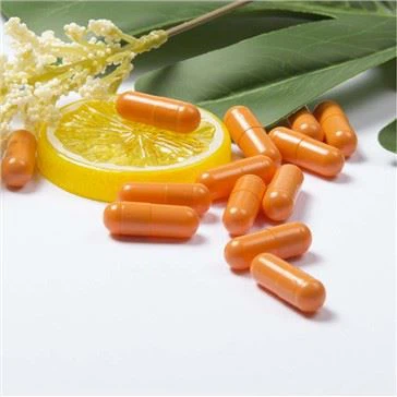 색깔의 채소 캡슐